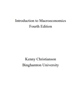 Cover of Introduction to Macroeconomics