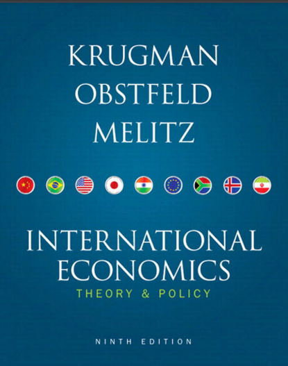 Cover of International Economics Theory & Policy