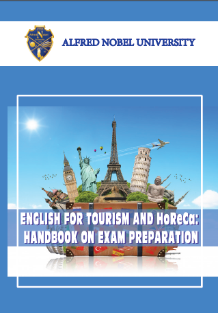  English for Tourism and HoReCa: Handbook on Exam Preparation = Готуємося до екзамену з іноземної мови професійного спрямування
